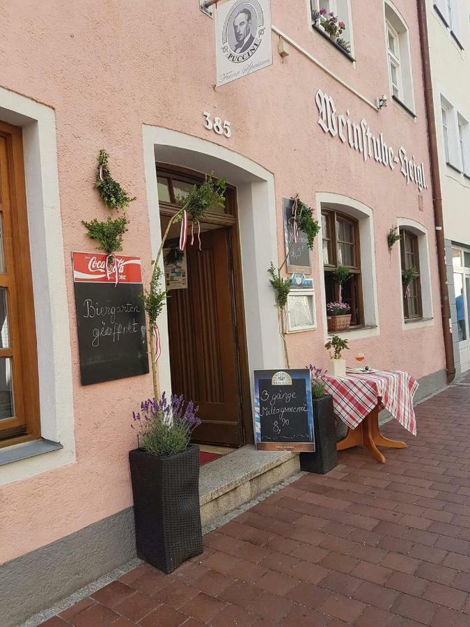 Weinstube Heigl Restaurante Pizzeria Puccini Hotel Landshut Bagian luar foto